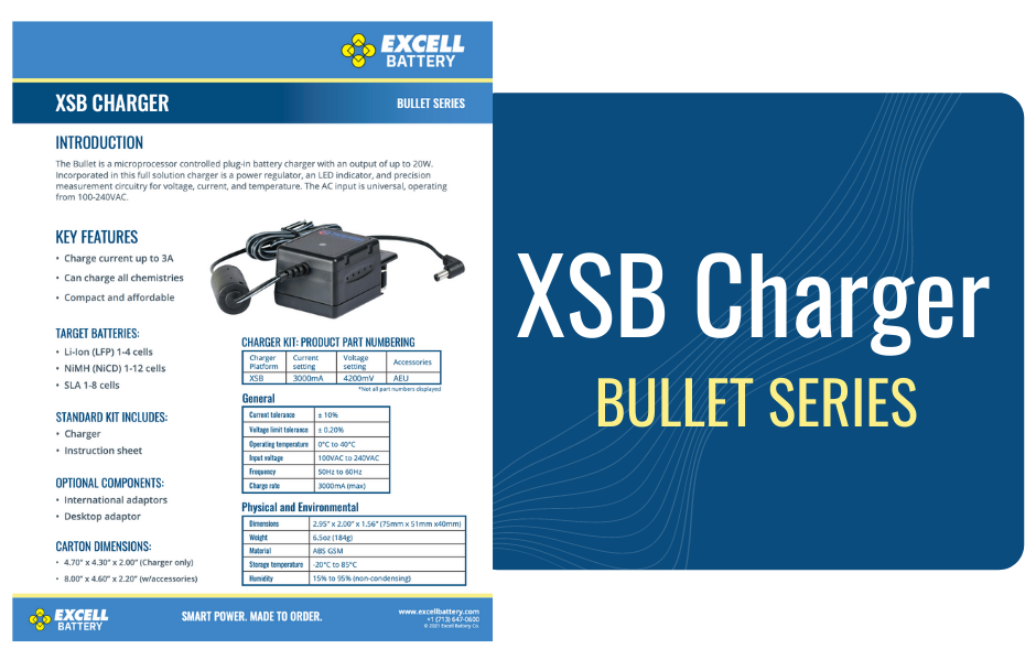 XSB Charger - Bullet Series-1 XSB Charger - Bullet Series-1
